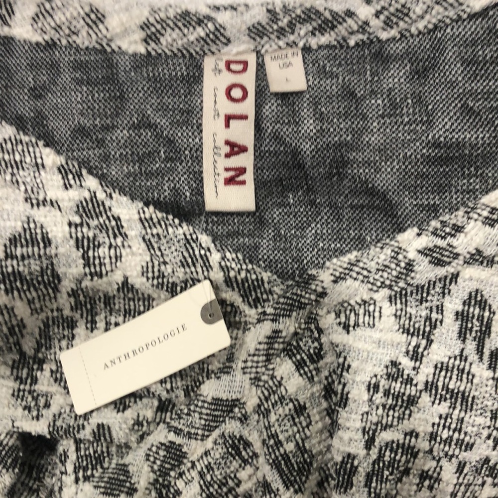 Anthropologie Dolan Savannah grey  ruffled blouse - Picture 13 of 15